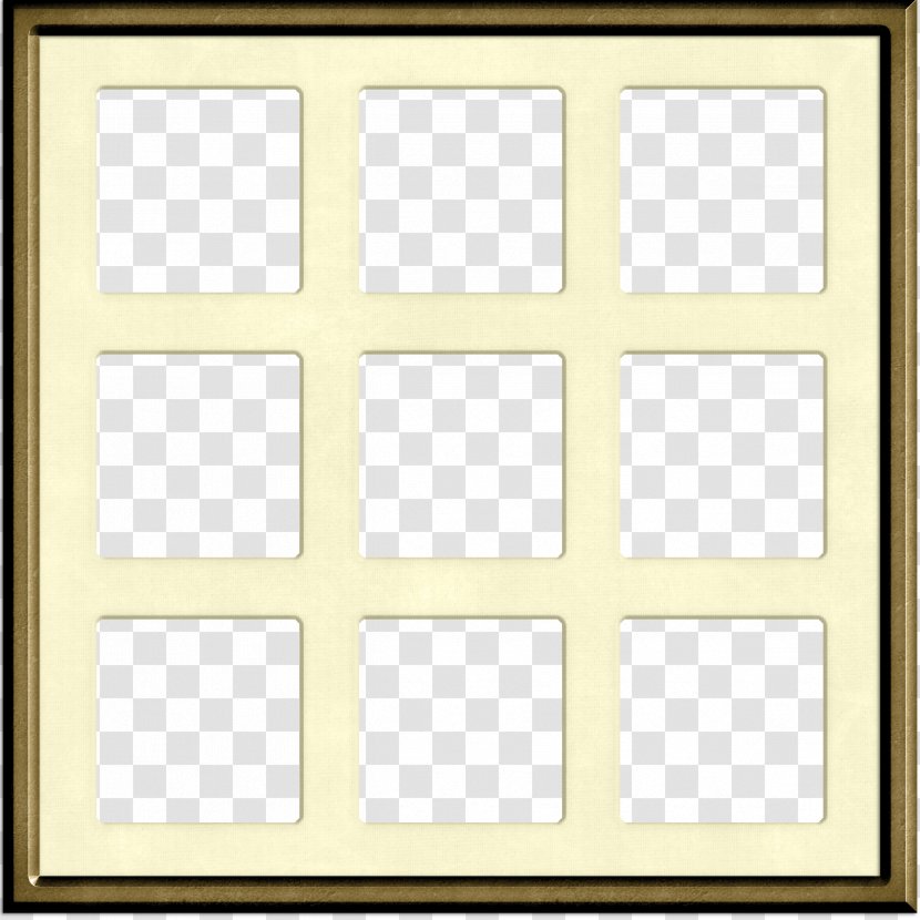 Window Picture Frame Square Area Pattern - Rectangle - Brown Beautiful Windows Transparent PNG