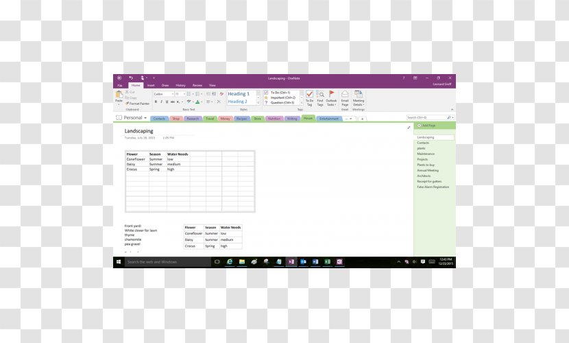 Microsoft Office 2016 Computer Screenshot - Media Transparent PNG