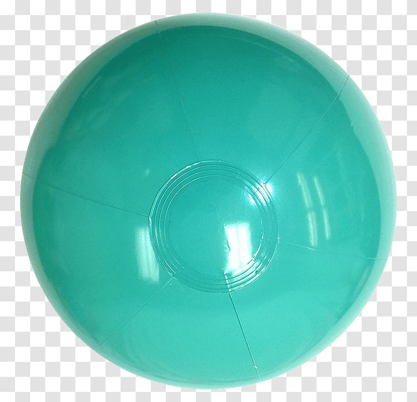 Robin Egg Blue Plastic Beach Ball Turquoise - Inch Transparent PNG