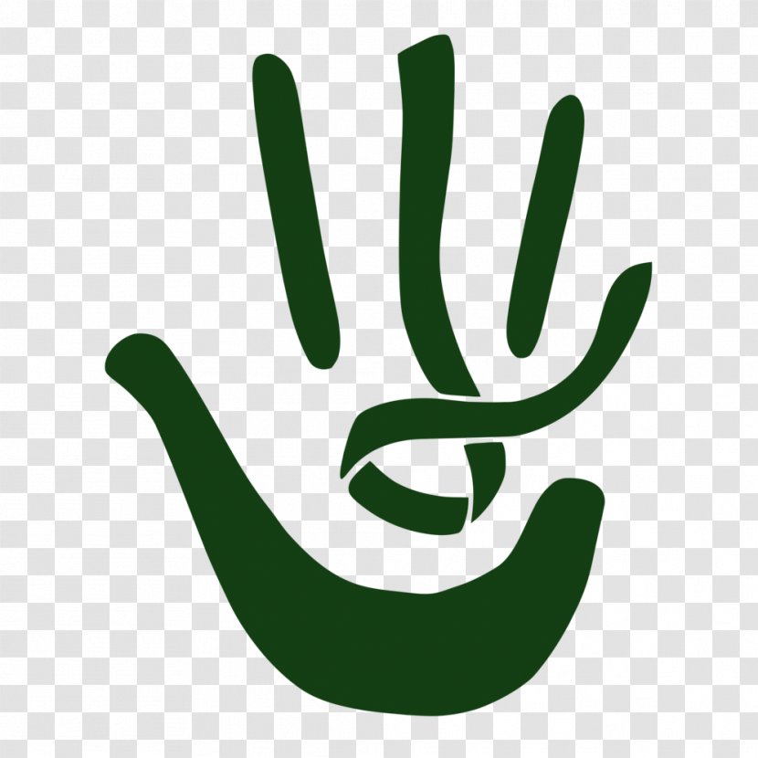 Lori's Hands Chronic Condition Community Health Logo - Grass - Hand Painted Green Transparent PNG