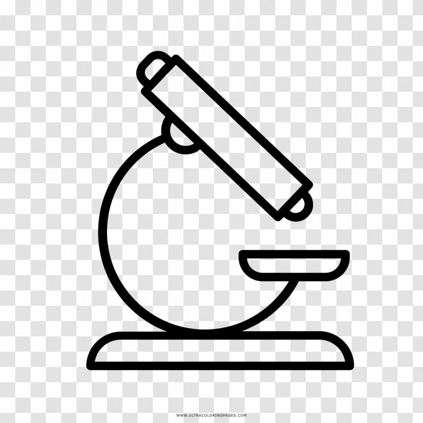 Drawing Microscope Coloring Book Science Transparent PNG