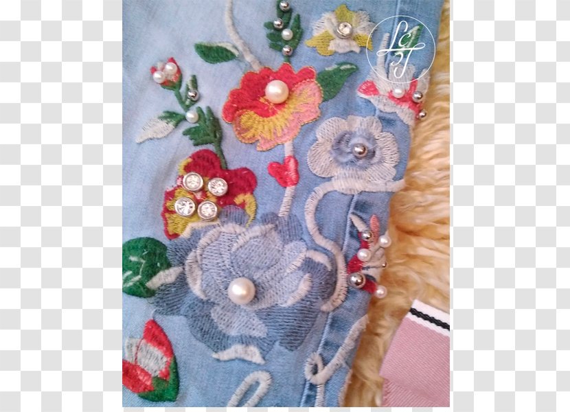 Cross-stitch Needlework Textile Still Life - Flower Transparent PNG