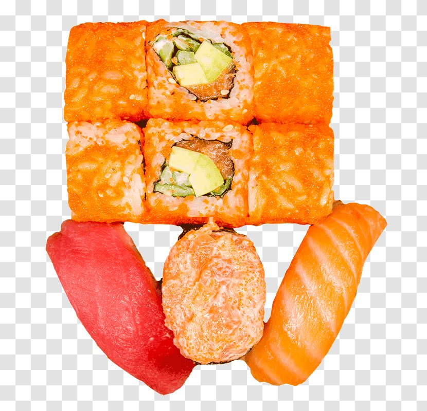 California Roll Sushi Makizushi Vegetarian Cuisine Fast Food - Asian Transparent PNG