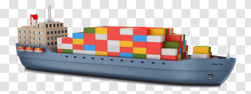 Cargo Ship Container Freight Transport - Vehicle Transparent PNG