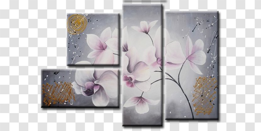 Oil Painting Floral Design Canvas - Flora Transparent PNG