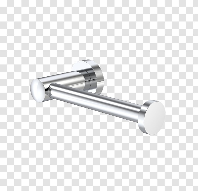 Toilet Paper Holders Caroma Bathroom Chrome Plating - Metal - Roll Angle Transparent PNG
