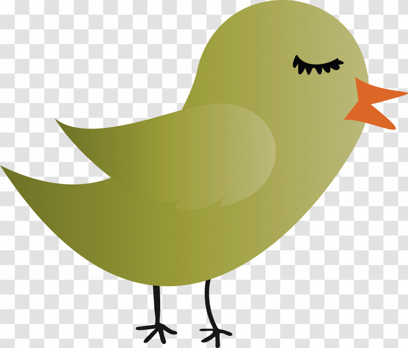 Bird Cartoon Beak Chicken Transparent PNG