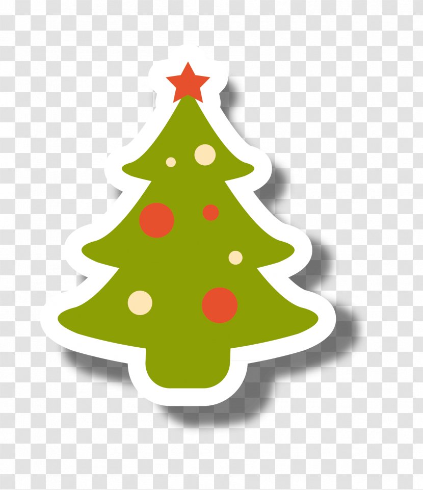 Christmas Tree Clip Art - Decoration - Vector Transparent PNG
