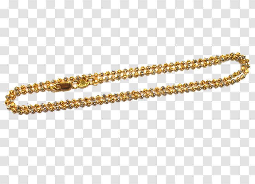 Earring Jewellery Chain Necklace Bracelet - Golden Transparent PNG