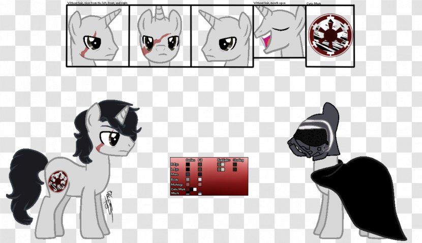 Pony Character Horse Kylo Ren Puppet - 2016 - Ben Solo Transparent PNG