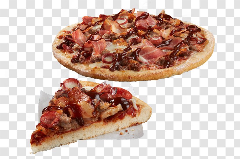 Sicilian Pizza Domino's Bacon Pepperoni - Italian Sausage Transparent PNG