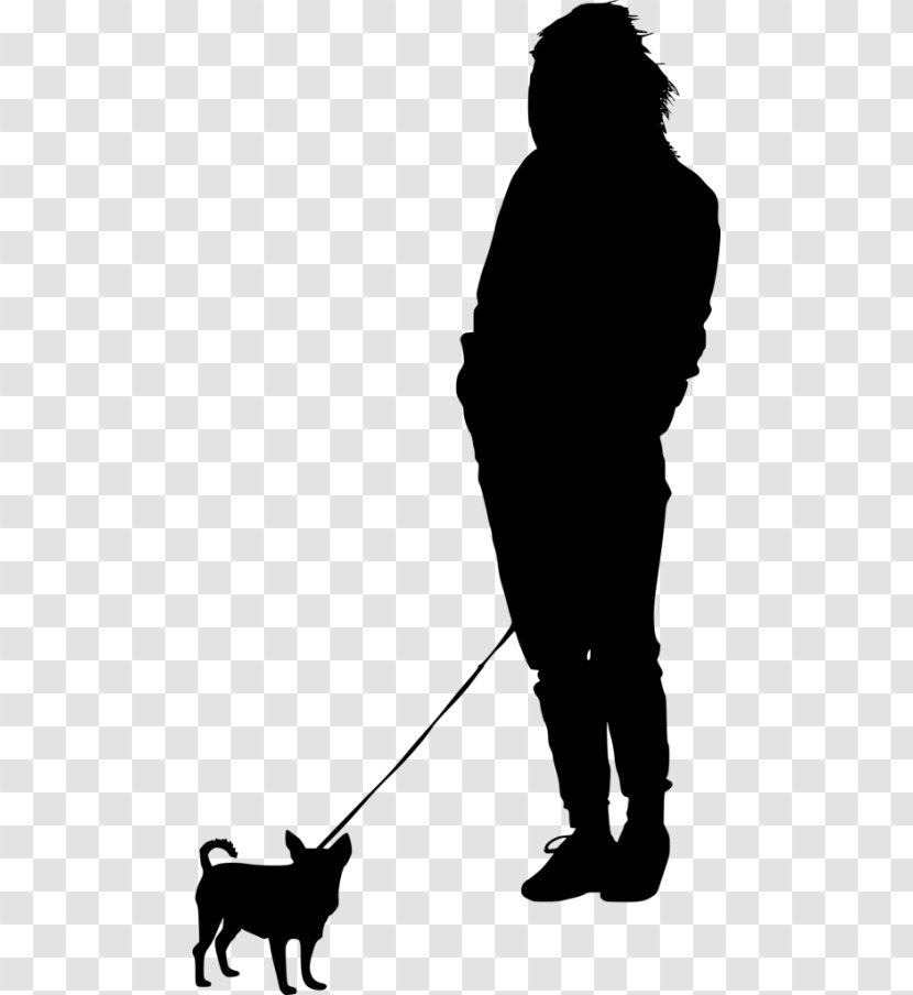Dog Walking Silhouette Clip Art Transparent PNG