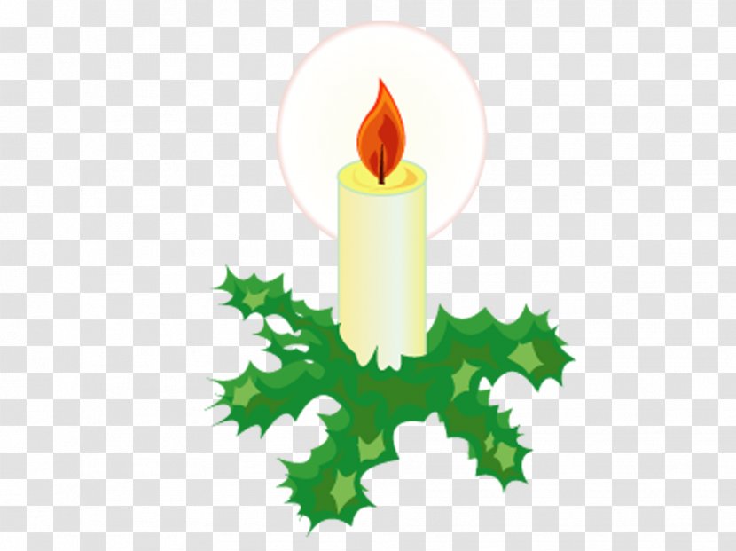 Christmas Download Illustration - Candle - Holiday Transparent PNG