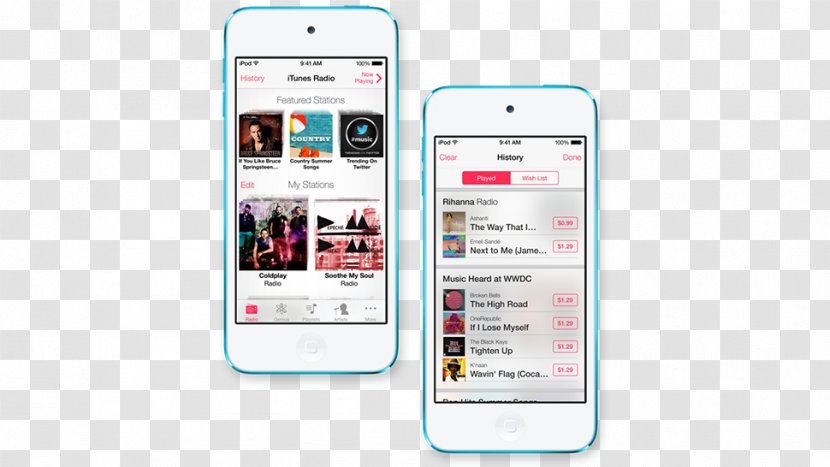 ITunes Radio IPod Touch IOS 7 - Frame - Generous Transparent PNG