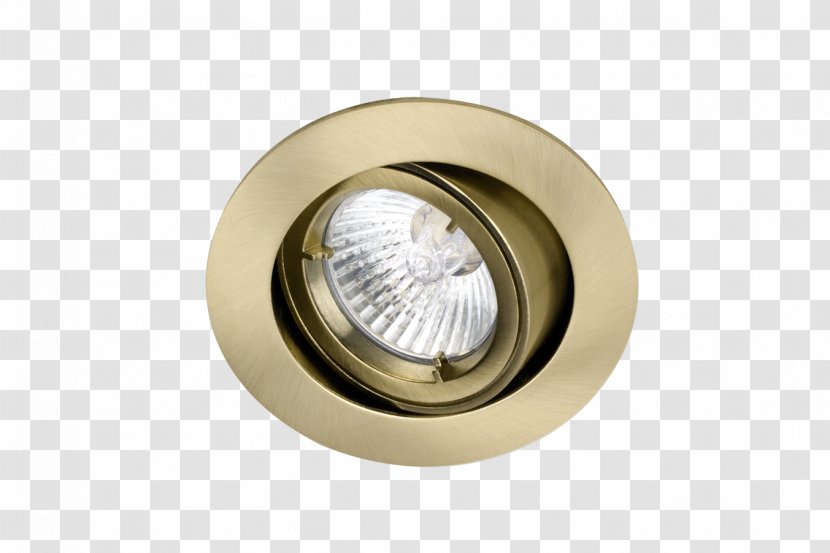 Brass Recessed Light Luxo Lamp Metal - Lyskilde Transparent PNG