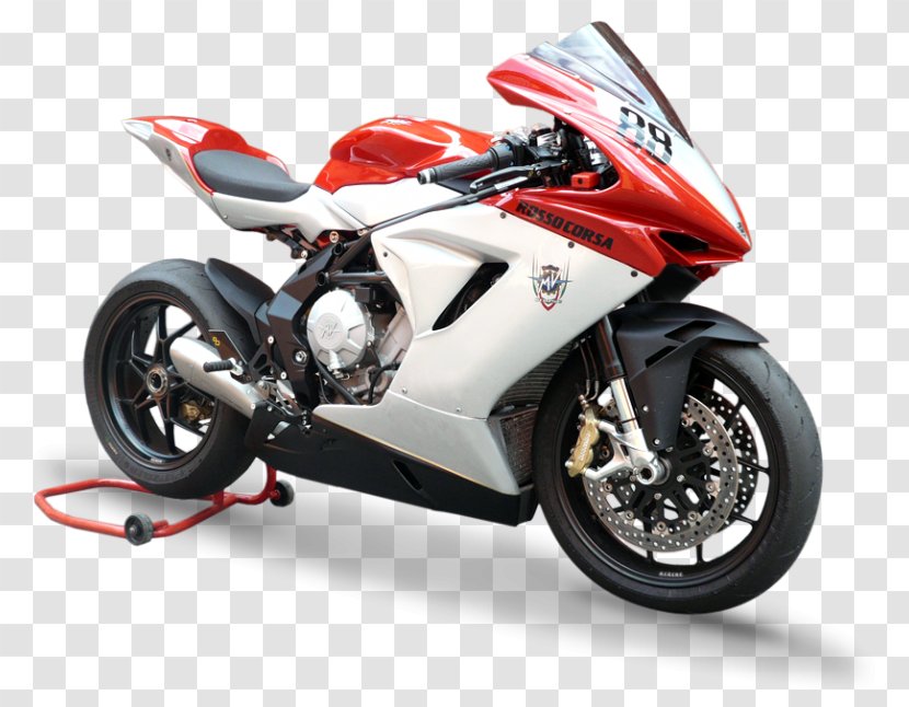 Exhaust System Car Motorcycle Fairing MV Agusta - Superbike Racing - Mv Transparent PNG