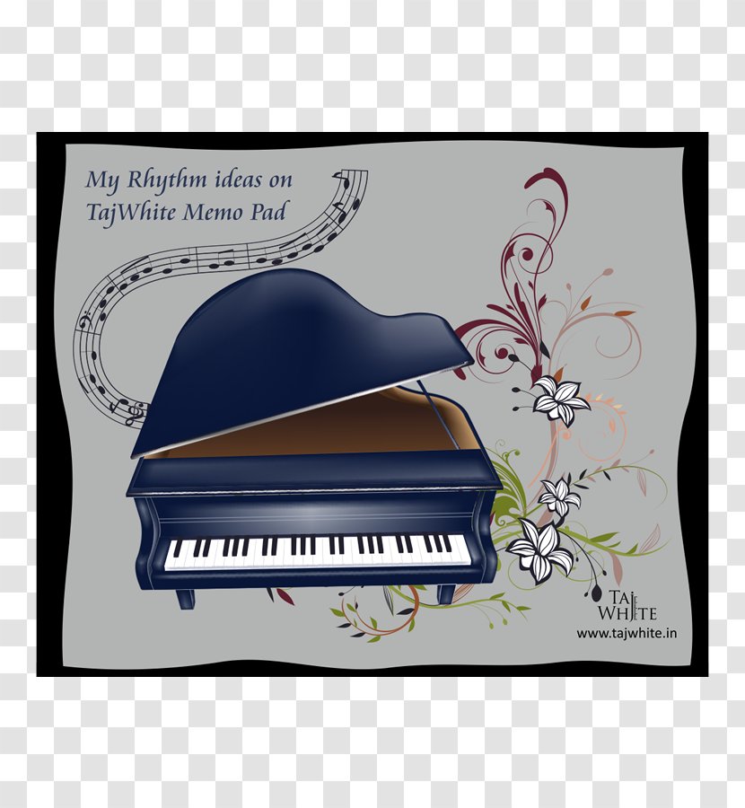 Piano Drawing - Brand - Spiral Wire Notebook Transparent PNG