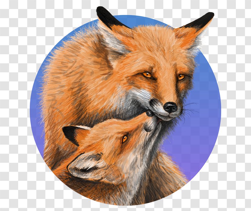 Red Fox Digital Art DeviantArt - Drawing Transparent PNG