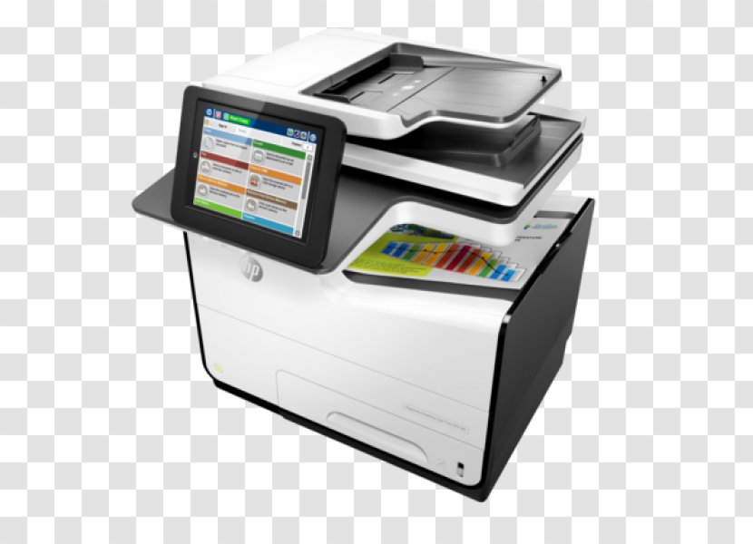 Hewlett-Packard HP PageWide Enterprise Color Flow MFP 586z Multi-function Printer Inc. 586dn Printing - Technology - Hewlett-packard Transparent PNG