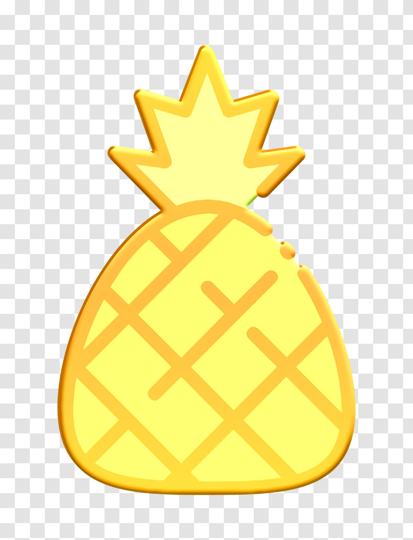 Summer Icon Food And Restaurant Icon Pineapple Icon Transparent PNG