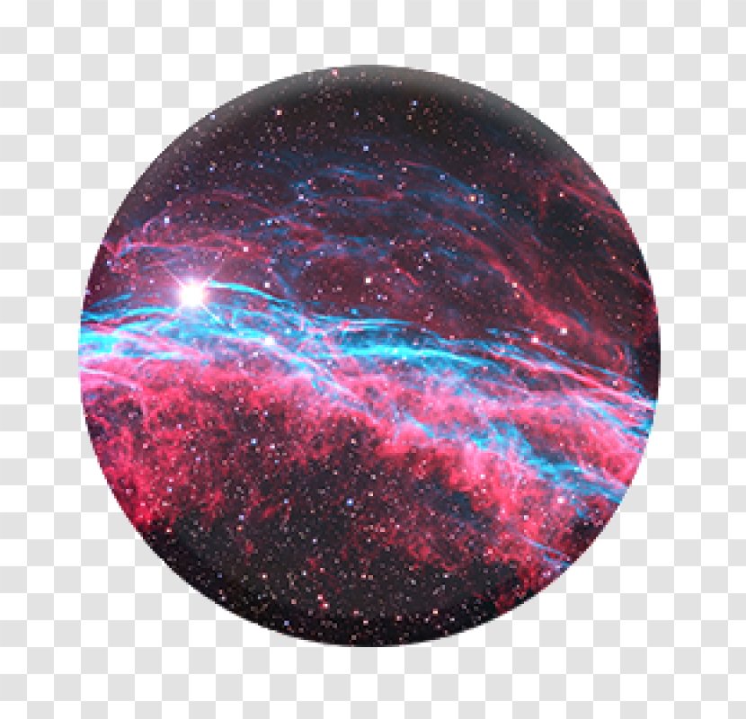 Veil Nebula PopSockets Grip Stand Outer Space - Universe - Atmospher Transparent PNG