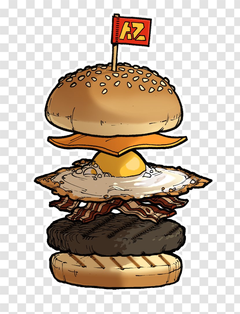 Cheeseburger Bacon, Egg And Cheese Sandwich Hamburger Fried Roll - Bacon Transparent PNG