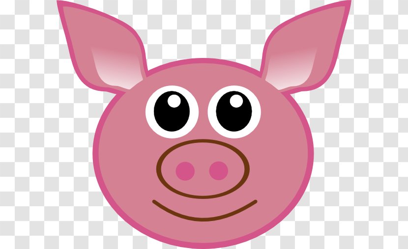 Pig's Ear Cartoon Drawing Clip Art - Pixabay - Pig Clipart Transparent PNG