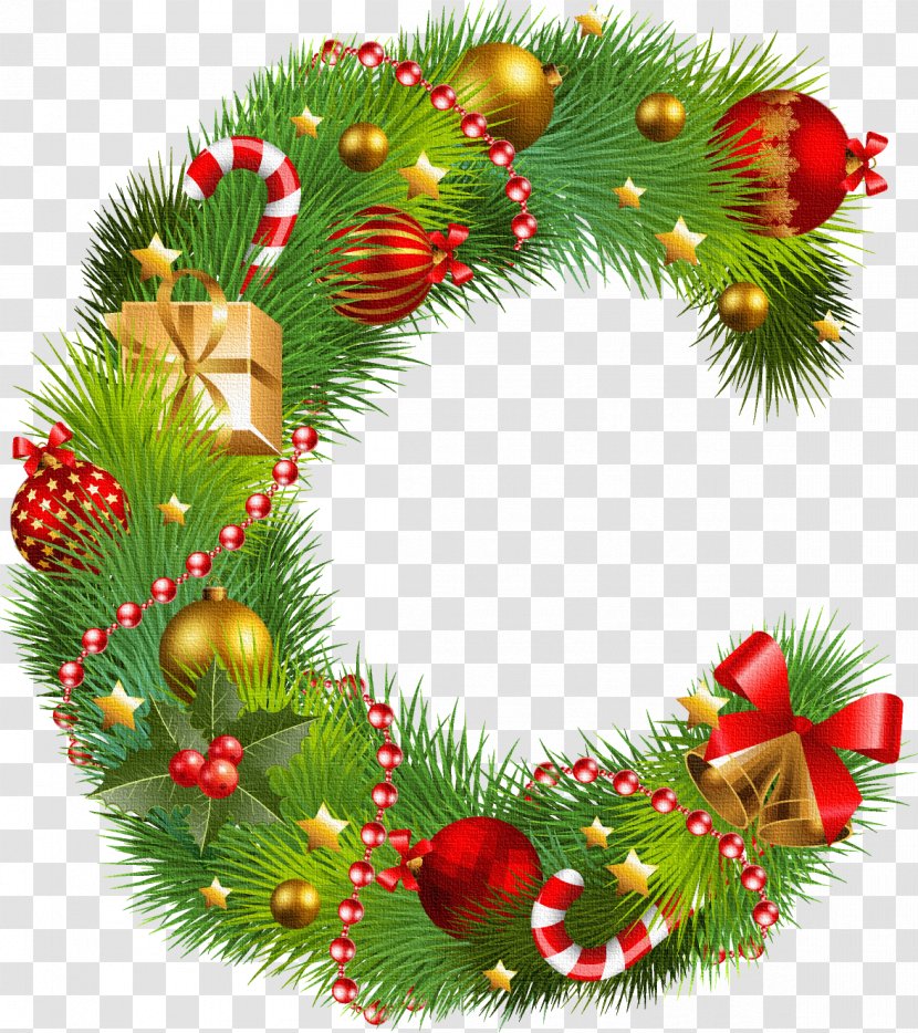 Christmas Ornament Decoration Letter - Holiday - G Transparent PNG