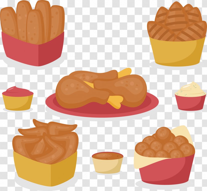 Fried Chicken Buffalo Wing KFC French Fries - Fast Food - Feet And Transparent PNG