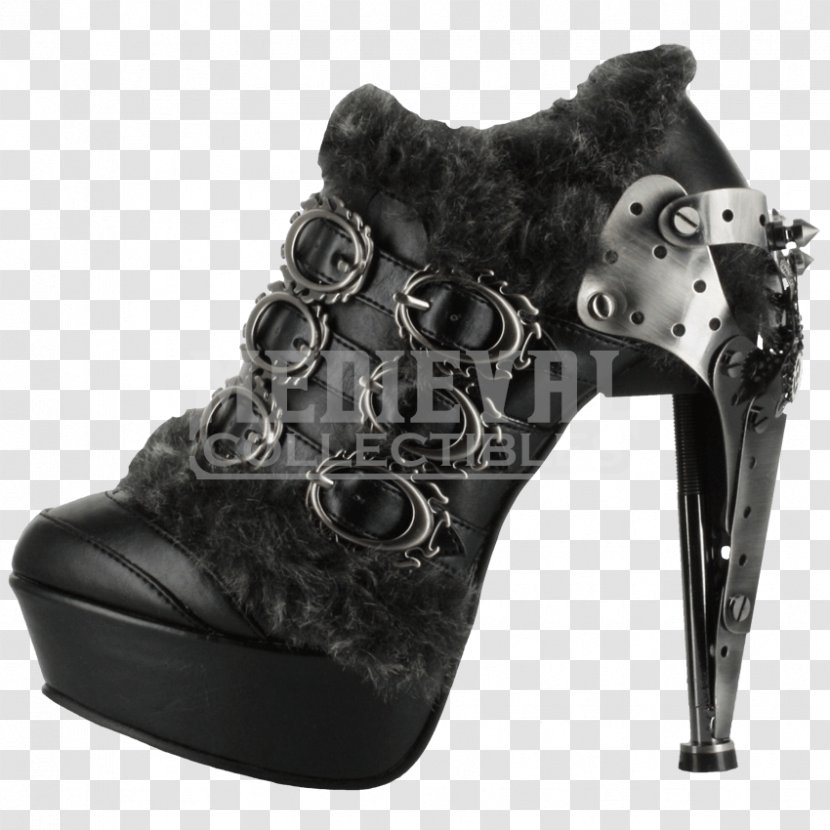 High-heeled Shoe Boot Wedge Footwear - Peeptoe Transparent PNG