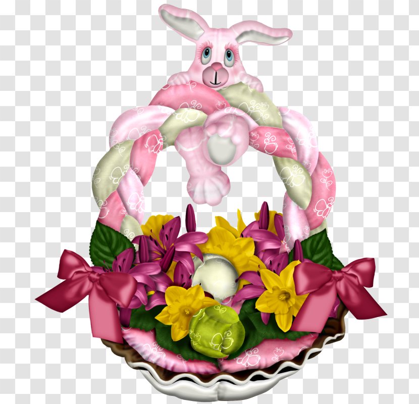 Easter Bunny Cut Flowers Floral Design Food Transparent PNG