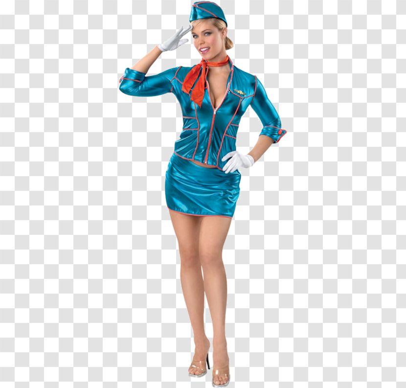 Flight Attendant Costume Party Halloween Airline - Uniform - Dress Transparent PNG