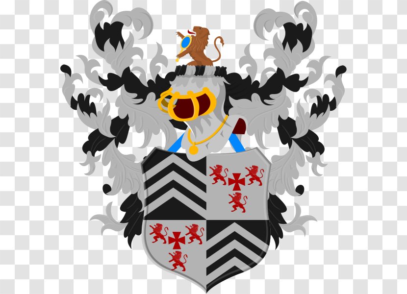 Netherlands Dutch Nobility Baron Familiewapen - Lambert - Coat Of Arms Transparent PNG