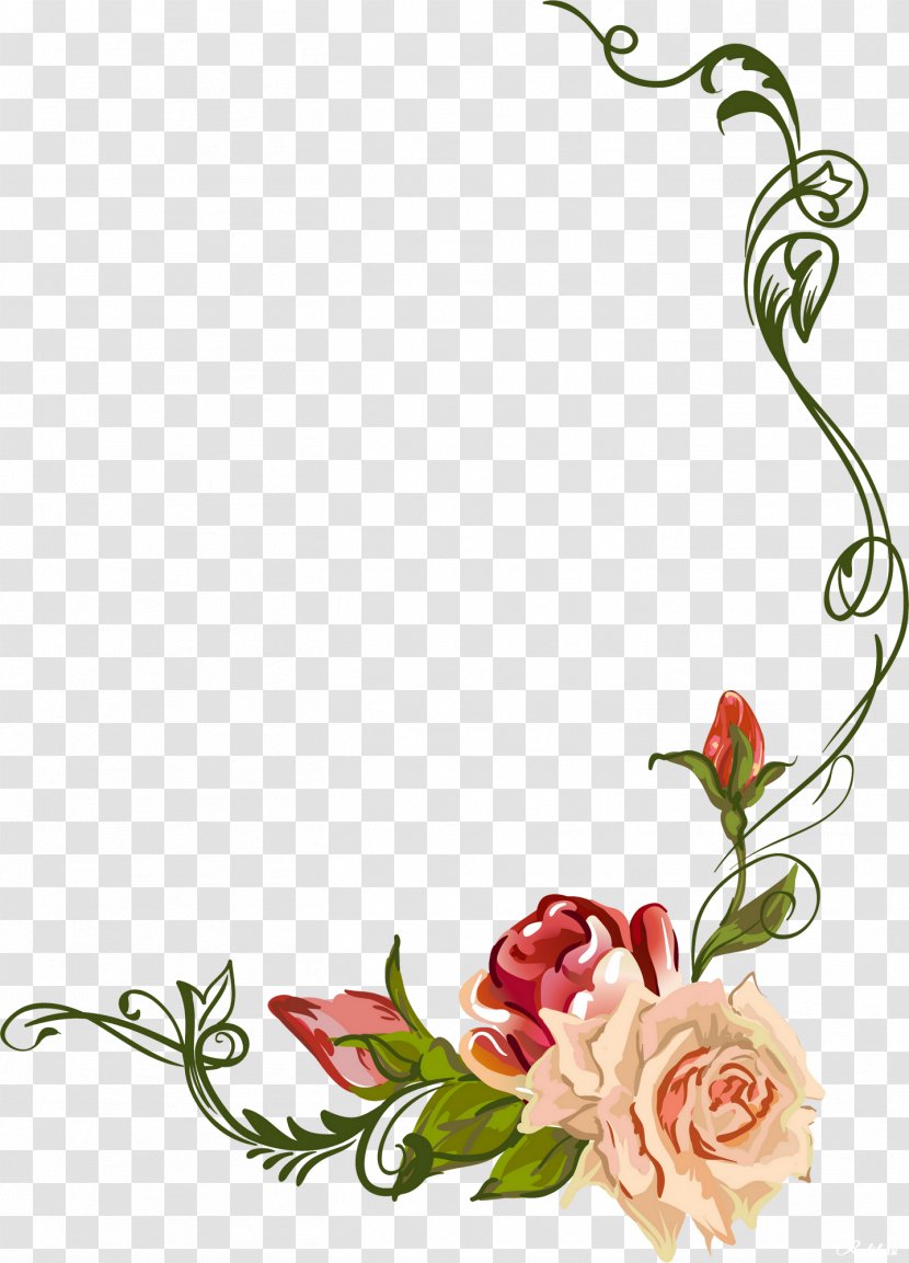 Floral Design Garden Roses Watercolor Painting Flower Clip Art - Floristry - Beautiful Transparent PNG