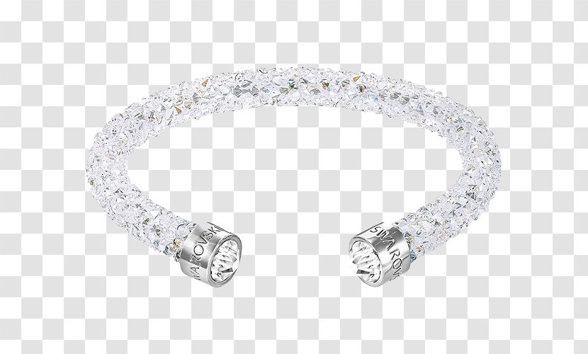 Swarovski AG Crystal Bangle Jewellery Cuff - Watch - Bracelet Jewelry White Transparent PNG