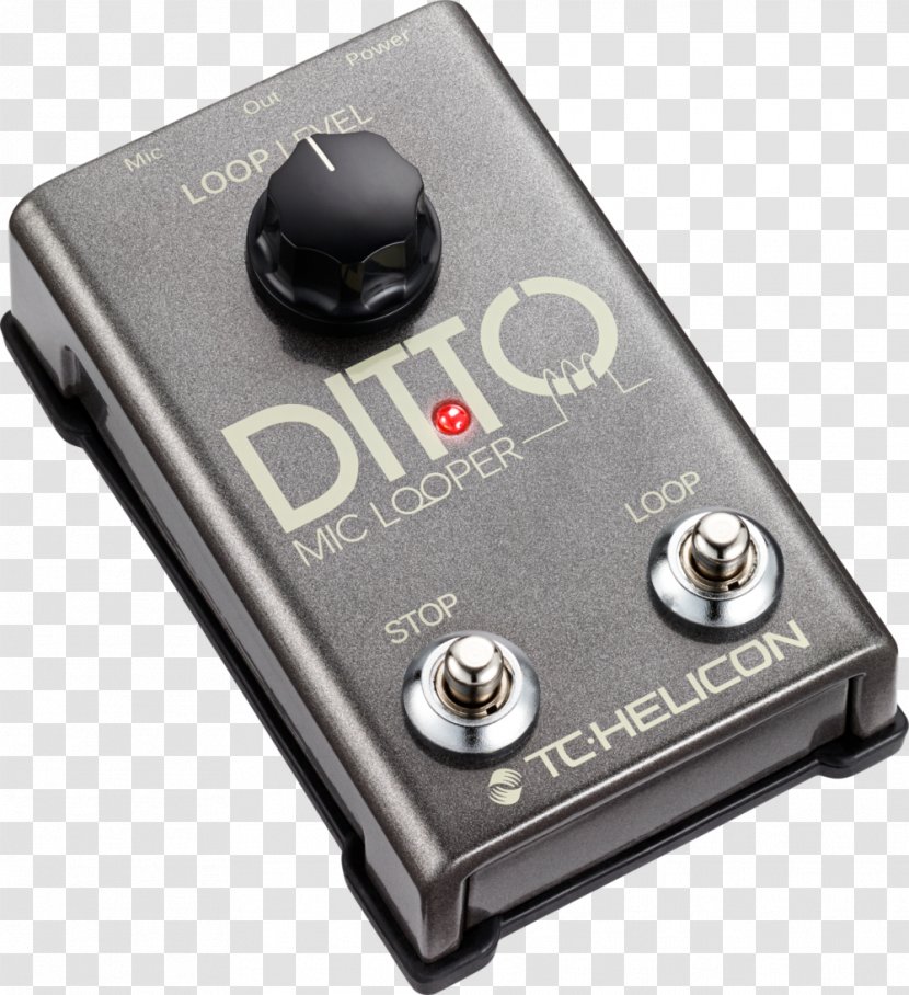 Microphone TC-Helicon Ditto Mic Looper Effects Processors & Pedals - Frame Transparent PNG