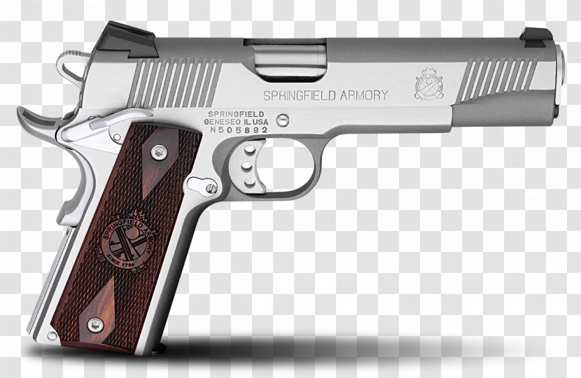 Springfield Armory, Inc. M1911 Pistol HS2000 .45 ACP - Handgun Transparent PNG