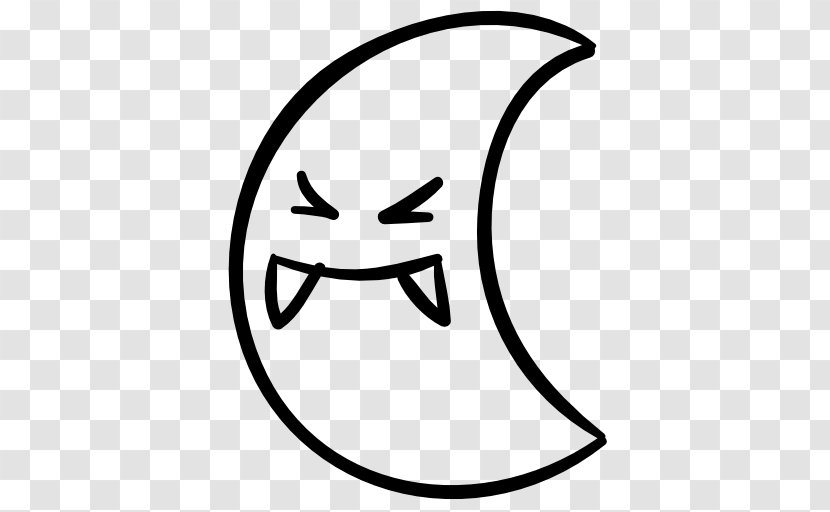 Halloween Moon - Smile - Crescent Cartoon Transparent PNG