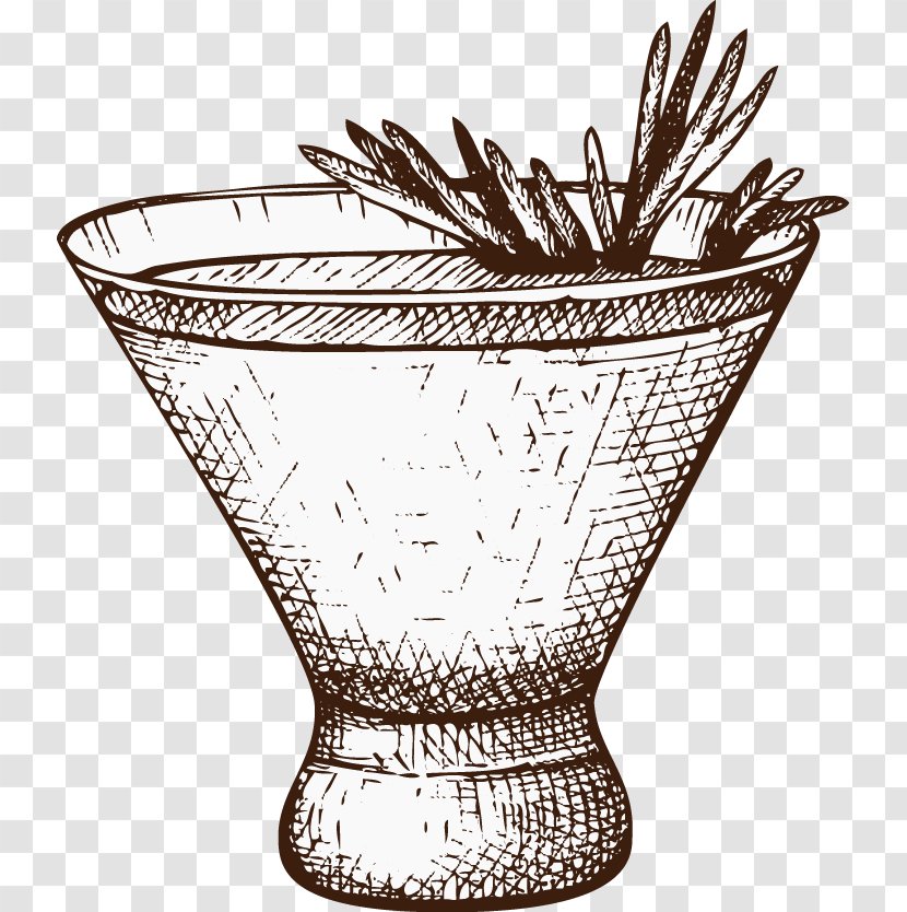 Wine Cocktail Drawing - Alcoholic Drink Transparent PNG