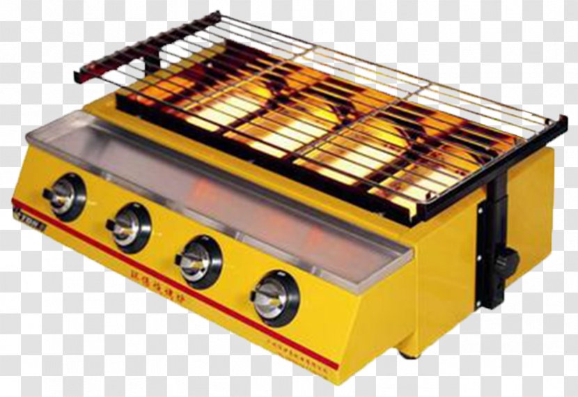 Barbecue Sausage Grilling Bacon Kitchen Stove - Gas - Shelves Transparent PNG