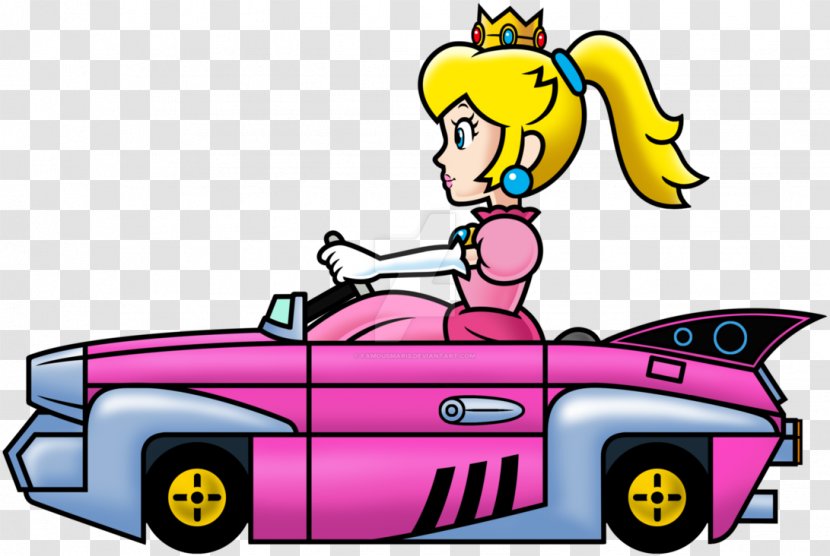 Super Mario Kart Car 8 Princess Peach Daisy Transparent PNG