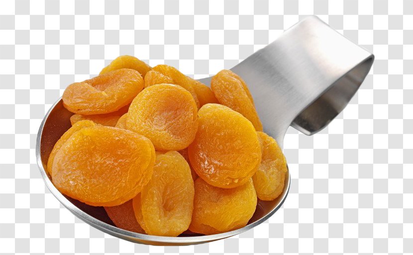 Apricot Plum - Fruit Preserves - Spoon Of Dried Apricots Transparent PNG