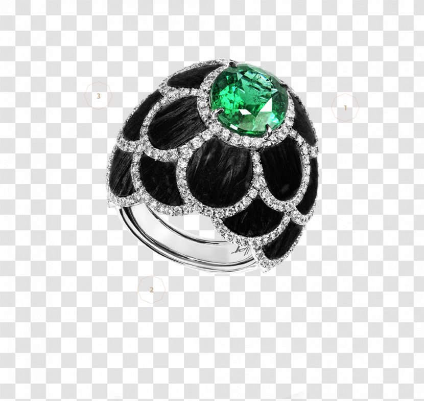 Jewellery Emerald Earring Adler - Platinum Transparent PNG