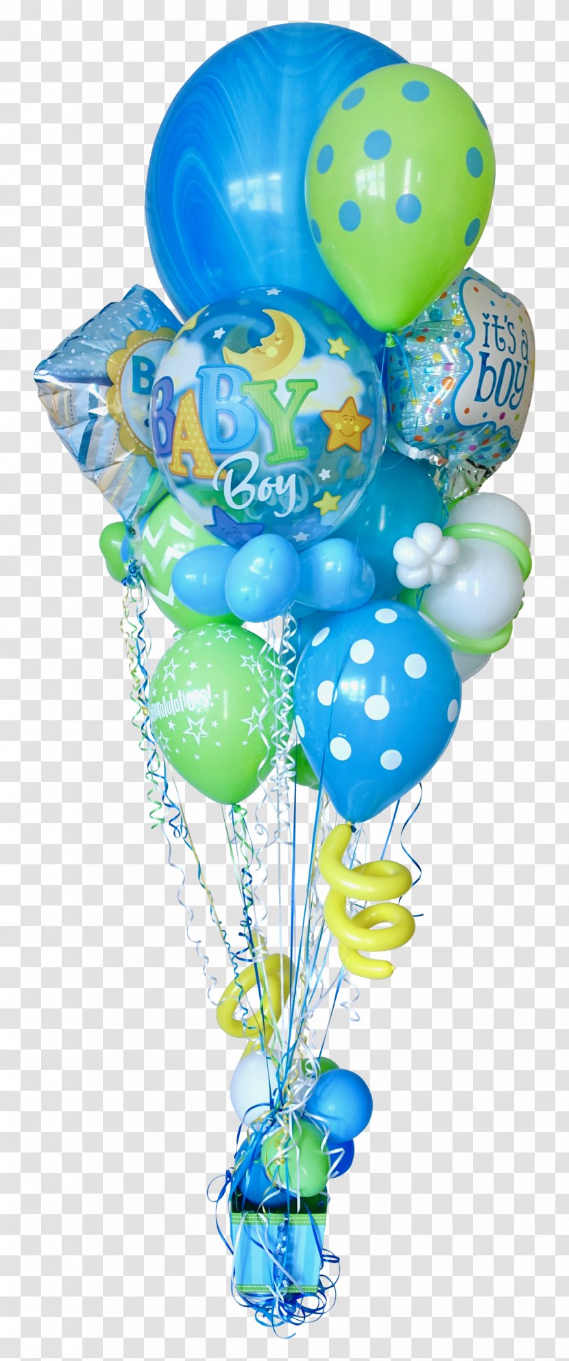 Toy Balloon Microsoft Azure Turquoise Party - Its A Boy Transparent PNG
