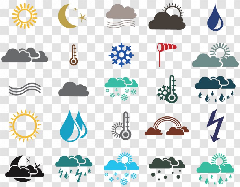Weather Forecasting Rain Fog Icon - Design Transparent PNG
