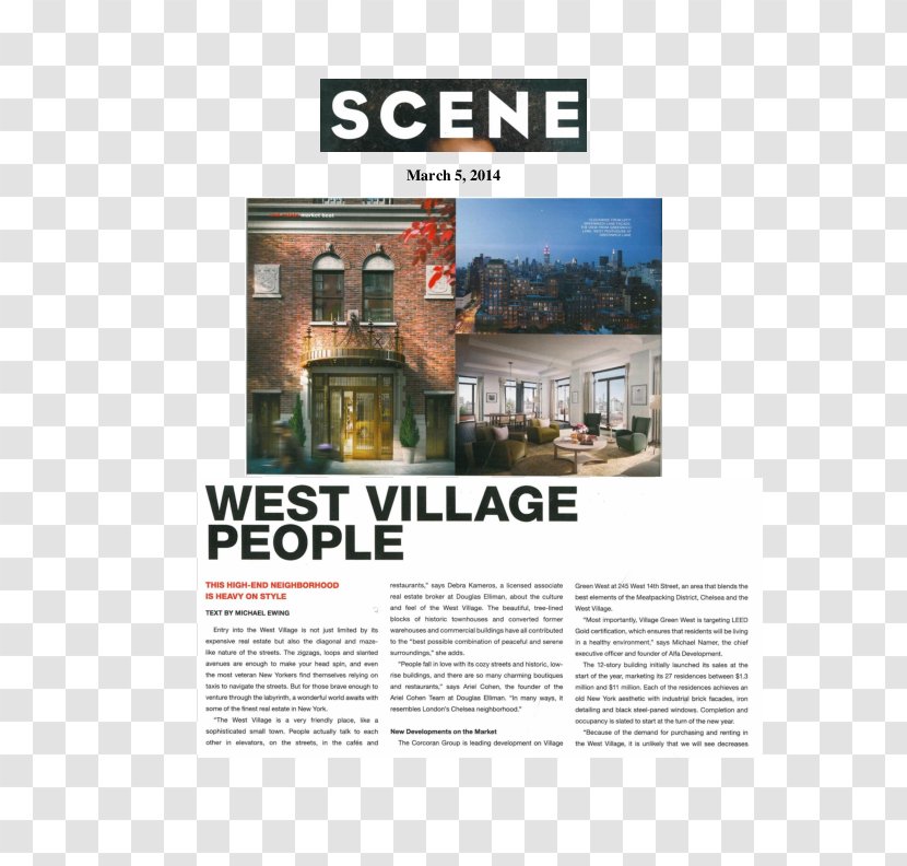 Brand Advertising - Village Scene Transparent PNG