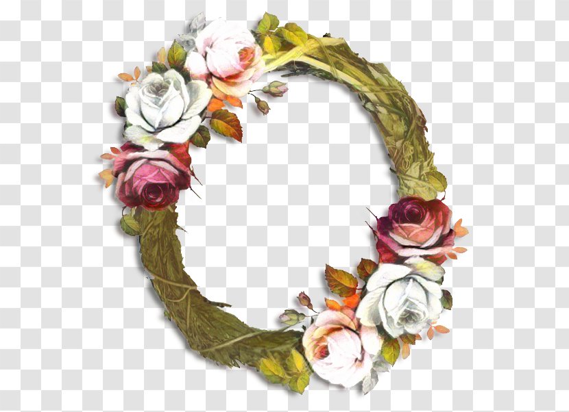 Wreath Floral Design Garden Roses Flower Clip Art - Laurel Transparent PNG