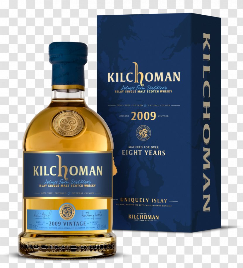 Kilchoman Distillery Scotch Whisky Single Malt Whiskey Islay - Bottle Transparent PNG