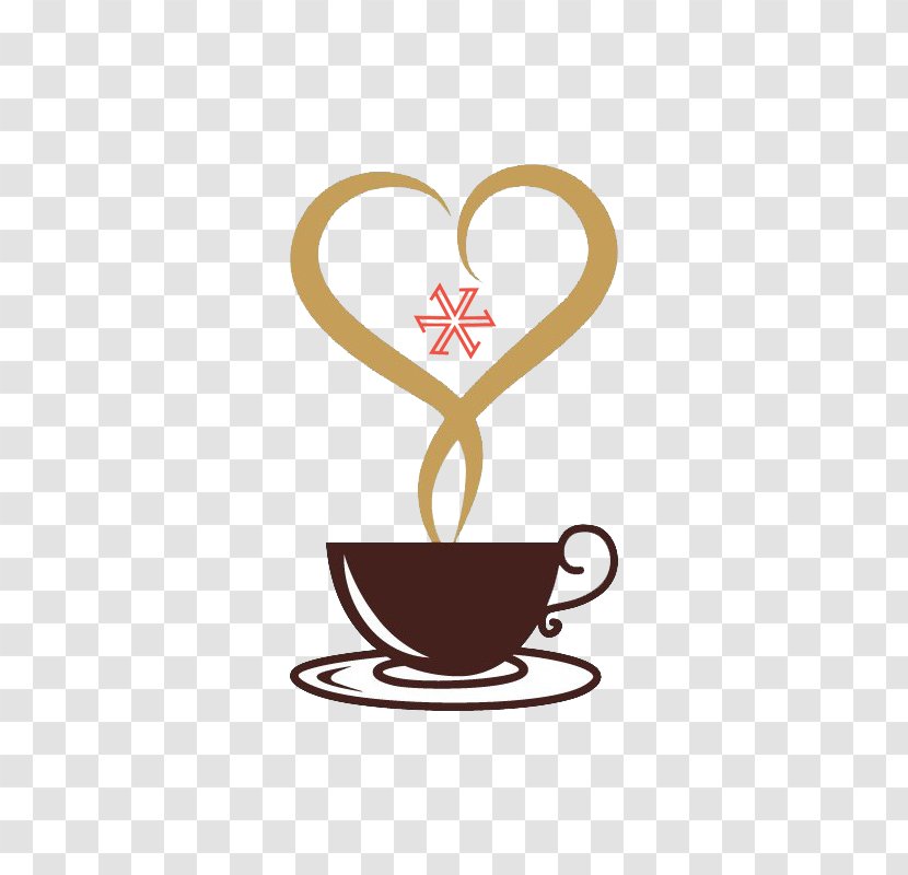 Coffee Cup Cappuccino Tea Heart Transparent PNG