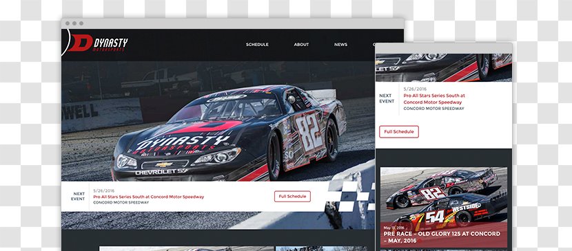 Car Auto Racing Web Design - Pro All Stars Series - Team Transparent PNG